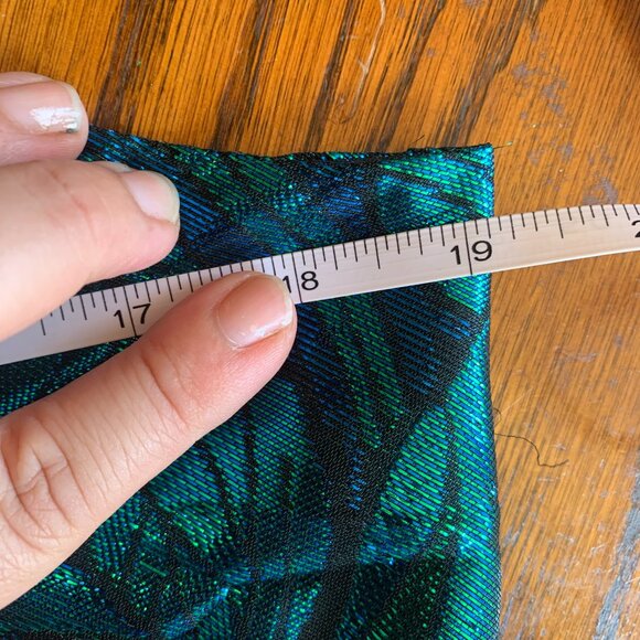 Helene St. Marie VTG Y2K Camisole Top Green Metallic Lame Fairy Mermaidcore Glam - Picture 8 of 8